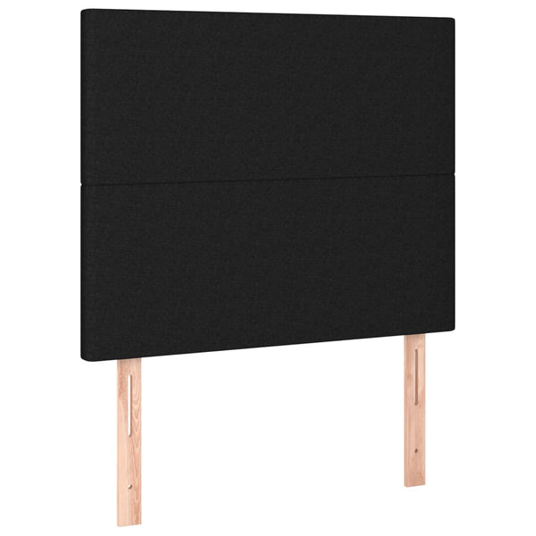 Kopfteil Schwarz 100 x 5 x 118/128 cm Stoff