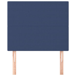 Kopfteil Blau 100 x 5 x 118/128 cm Stoff