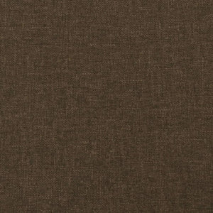 Kopfteil Dunkelbraun 144x5x118/128 cm Stoff