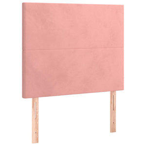 Kopfteil Rosa 80x5x118/128 cm Samt
