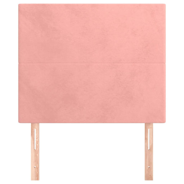 Kopfteil Rosa 90x5x118/128 cm Samt
