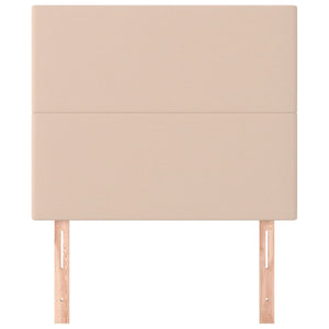 Kopfteil Cappuccino 100x5x118/128 cm Kunstleder