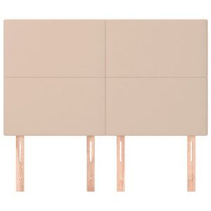 Kopfteil Cappuccino 144x5x118/128 cm Kunstleder