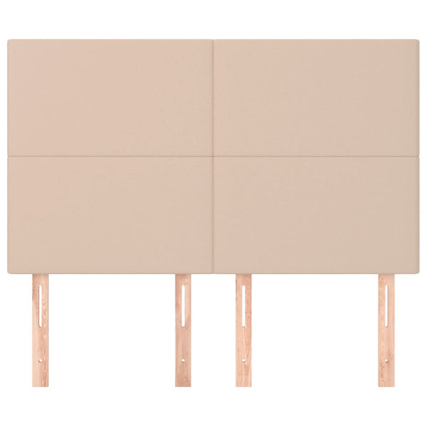 Kopfteil Cappuccino 144x5x118/128 cm Kunstleder