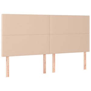 Kopfteil Cappuccino 160x5x118/128 cm Kunstleder