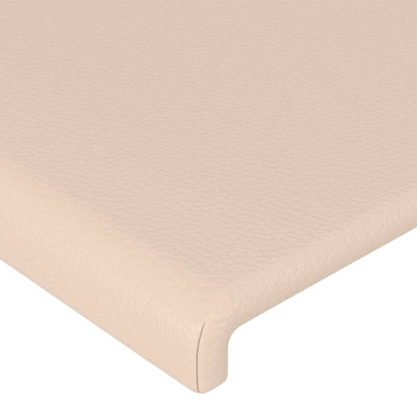 Kopfteil Cappuccino 160x5x118/128 cm Kunstleder