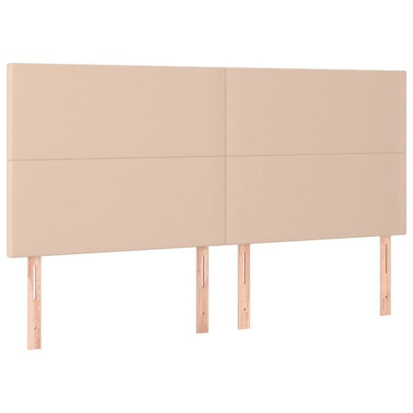 Kopfteil Cappuccino 180x5x118/128 cm Kunstleder
