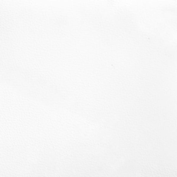 Kopfteil Weiß 200x5x118/128 cm Kunstleder