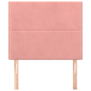 Kopfteil Rosa 80x5x118/128 cm Samt