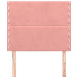 Kopfteil Rosa 90x5x118/128 cm Samt