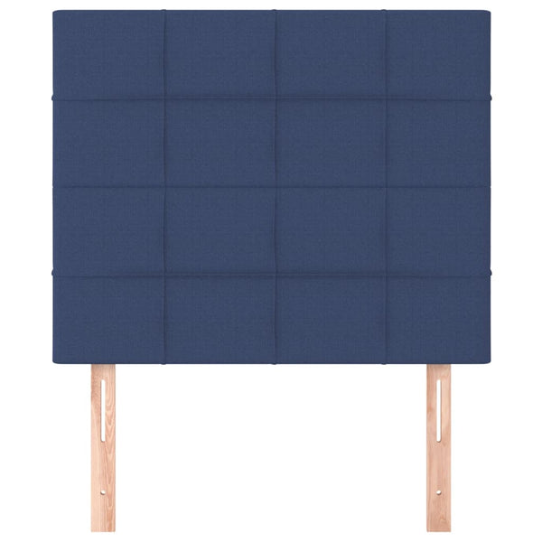 Kopfteil Blau 80x5x118/128 cm Stoff