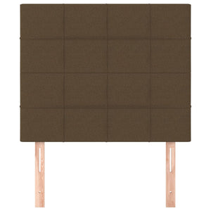 Kopfteil Dunkelbraun 90x5x118/128 cm Stoff