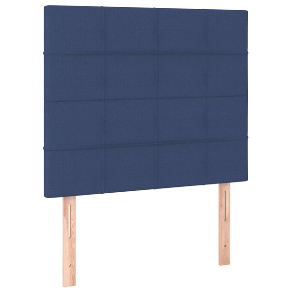 Kopfteil Blau 90x5x118/128 cm Stoff