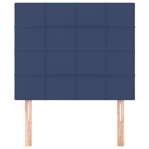 Kopfteil Blau 100 x 5 x 118/128 cm Stoff