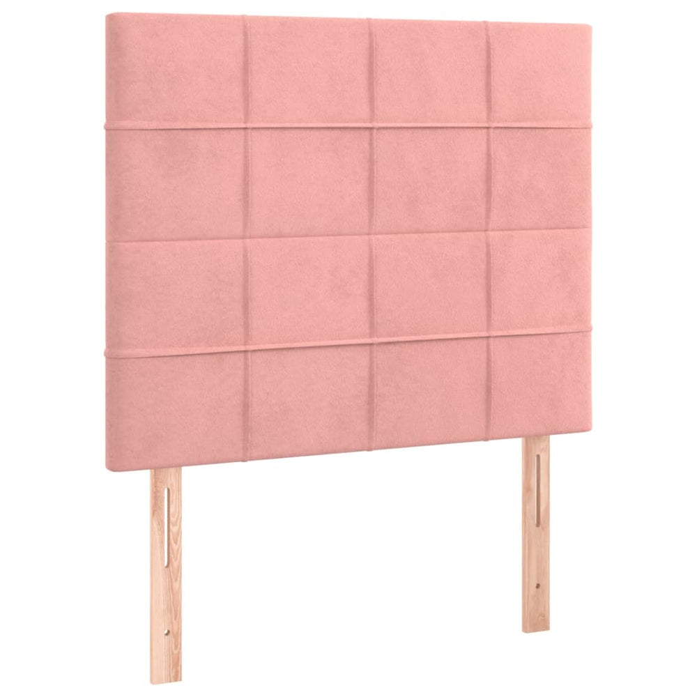 Kopfteil Rosa 80x5x118/128 cm Samt
