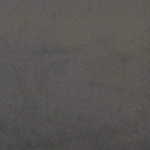 Kopfteil Dunkelgrau 160 x 5 x 118/128 cm Samt