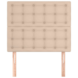 Kopfteil Cappuccino 80x5x118/128 cm Kunstleder
