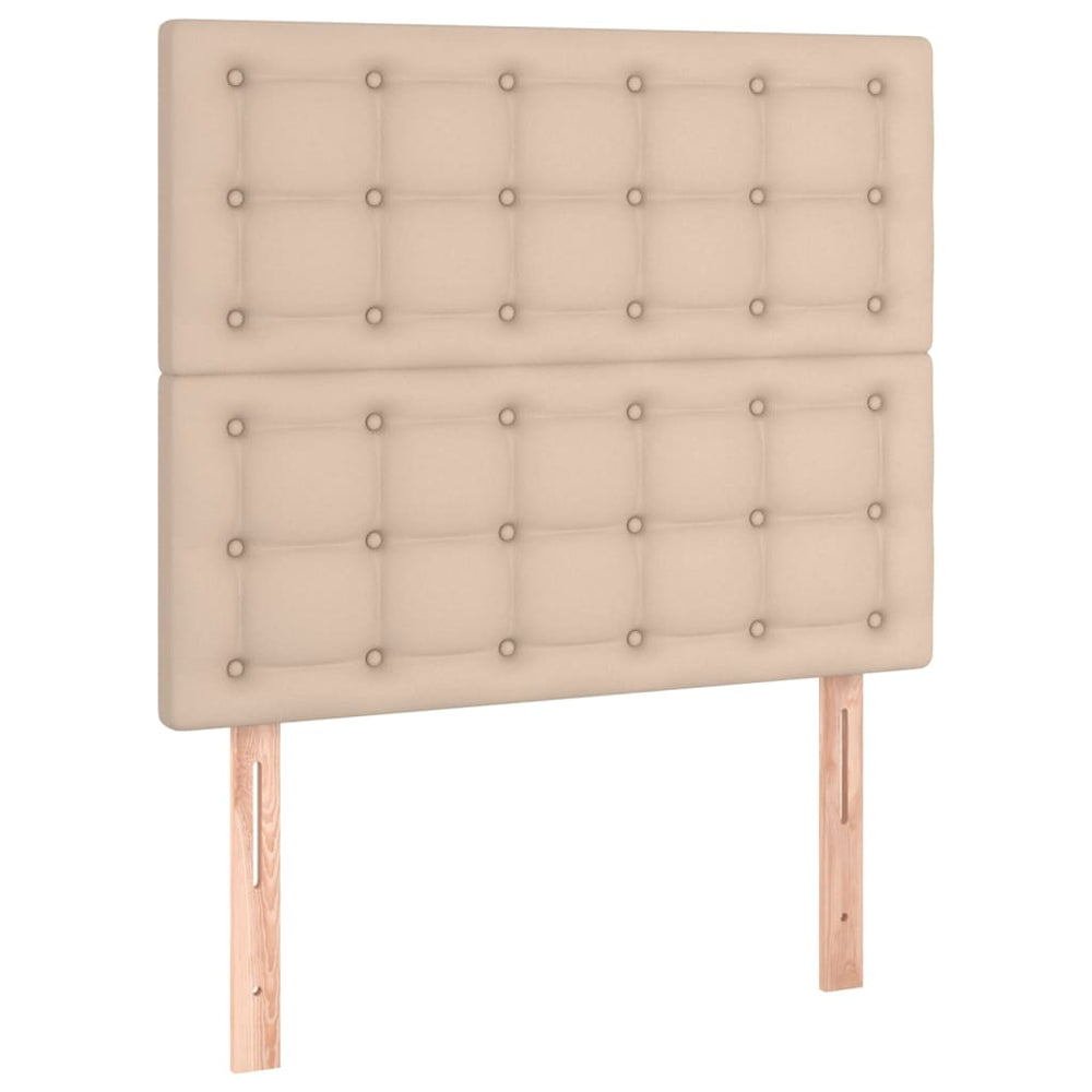 vidaXL Tête de lit cappuccino 100x5x118/128 cm similicuir