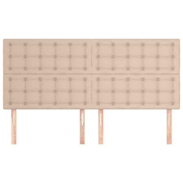 Kopfteil Cappuccino 160x5x118/128 cm Kunstleder