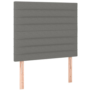 Kopfteil Dunkelgrau 80 x 5 x 118/128 cm Stoff