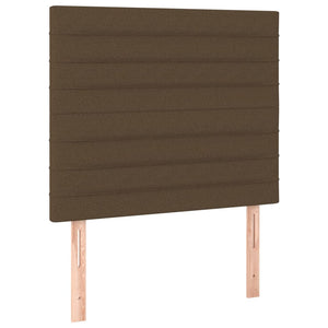 Kopfteil Dunkelbraun 80x5x118/128 cm Stoff