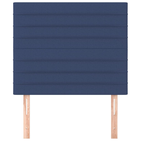 Kopfteil Blau 80x5x118/128 cm Stoff