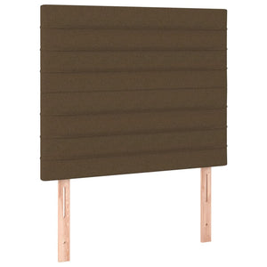 Kopfteil Dunkelbraun 90x5x118/128 cm Stoff