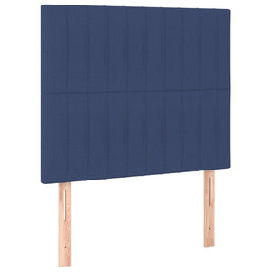 Kopfteil Blau 80x5x118/128 cm Stoff