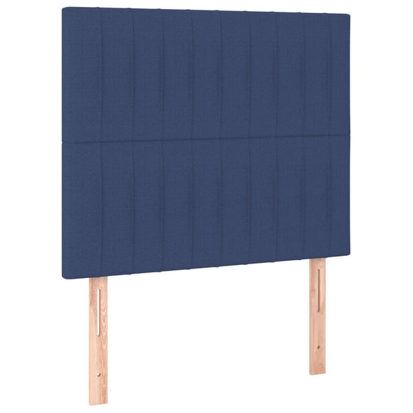 Kopfteil Blau 80x5x118/128 cm Stoff