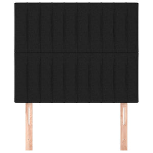 Kopfteil Schwarz 100 x 5 x 118/128 cm Stoff