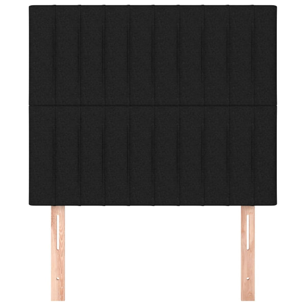 Kopfteil Schwarz 100 x 5 x 118/128 cm Stoff