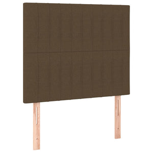 Kopfteil Dunkelbraun 100 x 5 x 118/128 cm Stoff