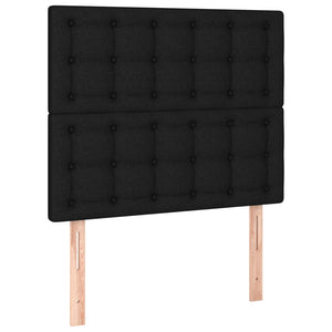 Kopfteil Schwarz 100 x 5 x 118/128 cm Stoff