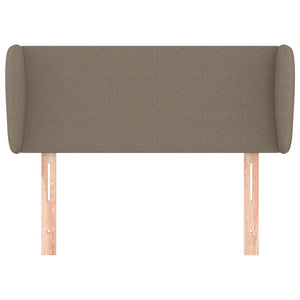 Kopfteil mit Ohren Taupe 83x23x78/88 cm Stoff