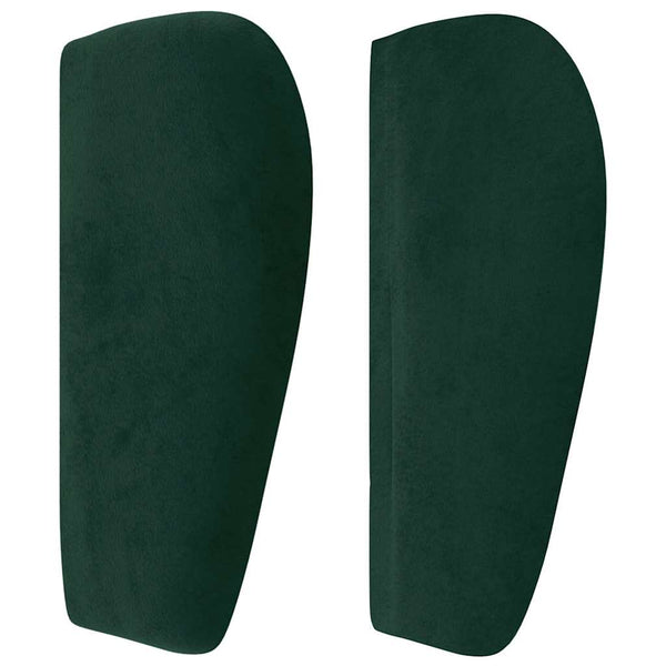 Kopfteil mit Ohren Dunkelgrün 103x23x78/88 cm Samt
