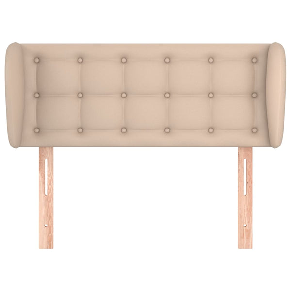 vidaXL Headboard with Wings Cappuccino Brown 93x23x78/88 cm Faux Leather