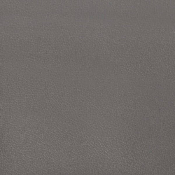 Kopfteil mit Ohren Grau 103x23x78/88 cm Kunstleder