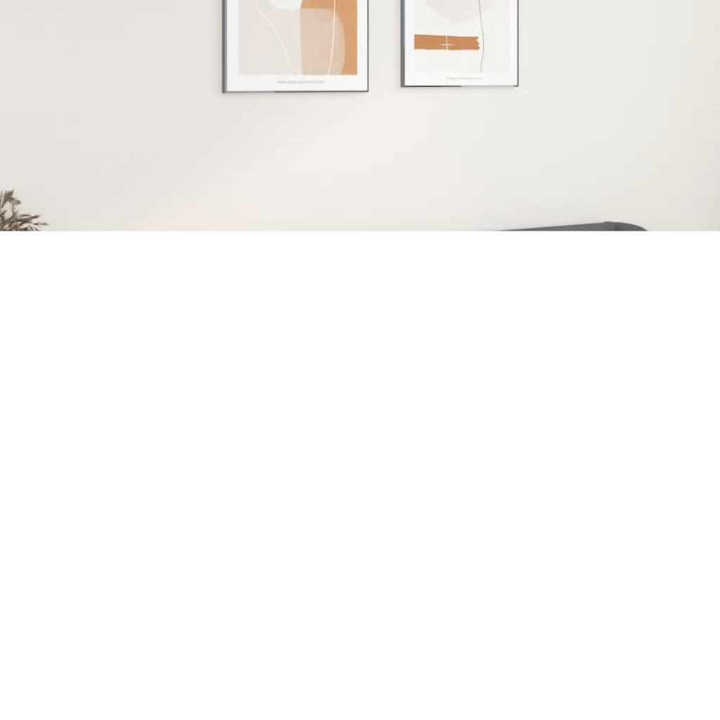 Kopfteil mit Ohren Grau 203x23x78/88 cm Kunstleder