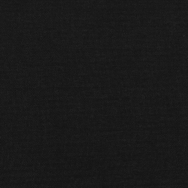 Kopfteil mit Ohren Schwarz 83x23x78/88 cm Stoff