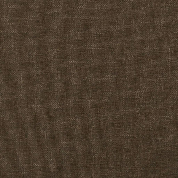 Kopfteil mit Ohren Dunkelbraun 93x23x78/88 cm Stoff