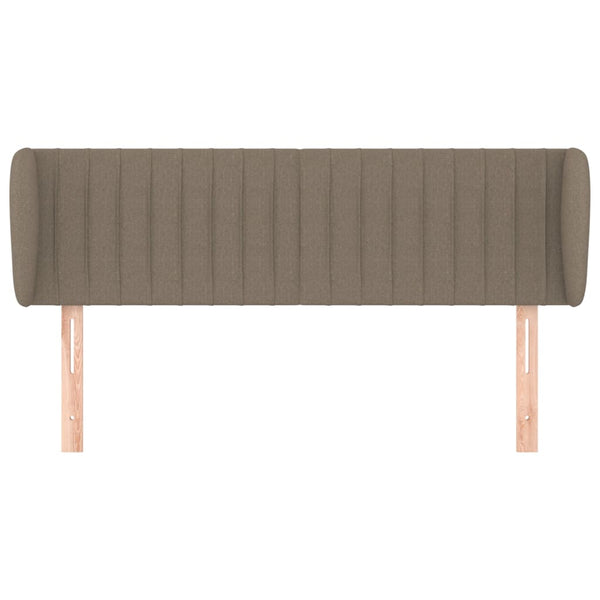Kopfteil mit Ohren Taupe 147x23x78/88 cm Stoff