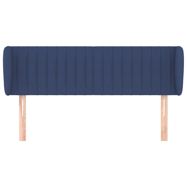Kopfteil mit Ohren Blau 147x23x78/88 cm Stoff