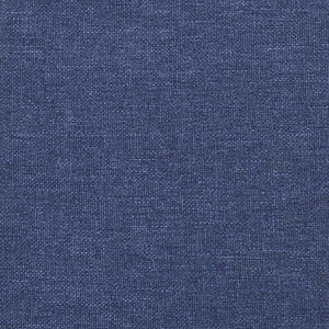 Kopfteil mit Ohren Blau 163x23x78/88 cm Stoff