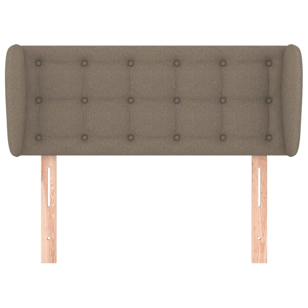 Kopfteil mit Ohren Taupe 83x23x78/88 cm Stoff