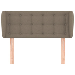 Kopfteil mit Ohren Taupe 93x23x78/88 cm Stoff