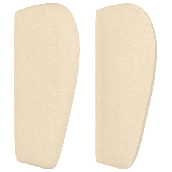 Kopfteil mit Ohren Creme 203x23x78/88 cm Stoff