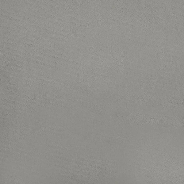 Kopfteil mit Ohren Hellgrau 103x23x78/88 cm Samt