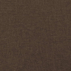 Kopfteil mit Ohren Dunkelbraun 83x23x118/128 cm Stoff
