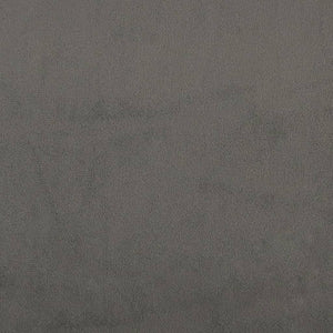 Kopfteil mit Ohren Dunkelgrau 183x23x118/128 cm Samt