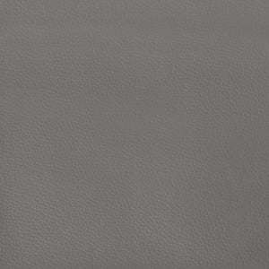 Kopfteil mit Ohren Grau 203x23x118/128 cm Kunstleder